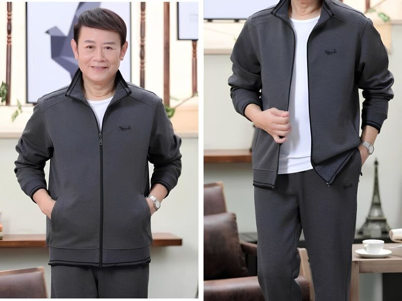 alt="Áo khoác nỉ mẫu áo khoác cho nam 50 tuổi"