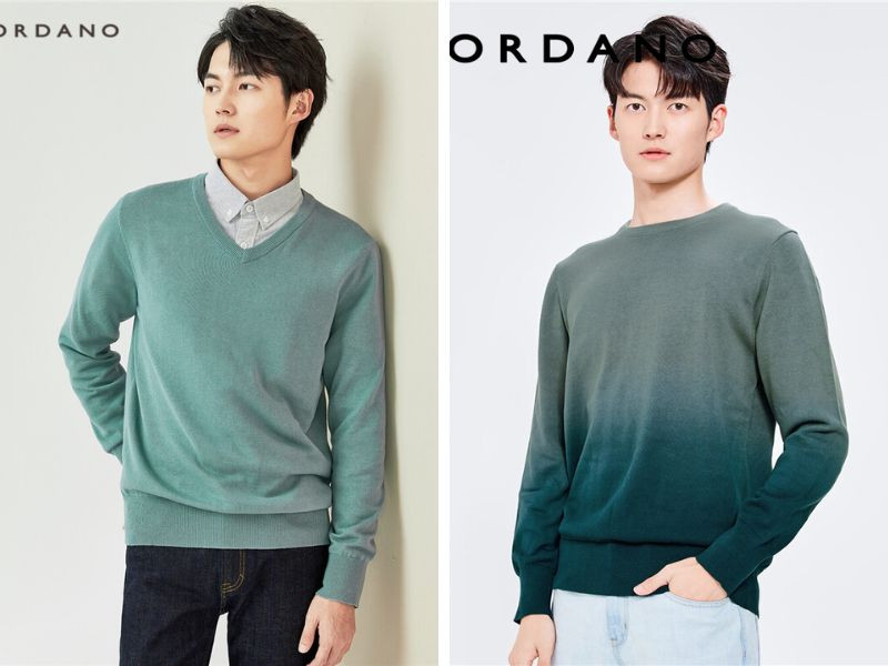 Áo len nam Giordano chất lượng, thời trang