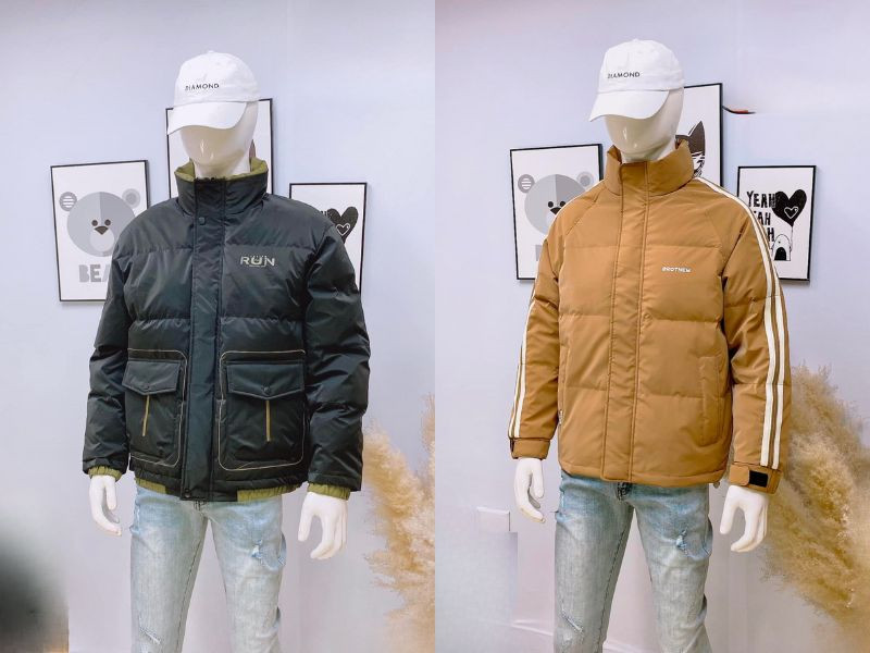 Áo phao nam Quảng Châu phong cách tại Tễu Boutique