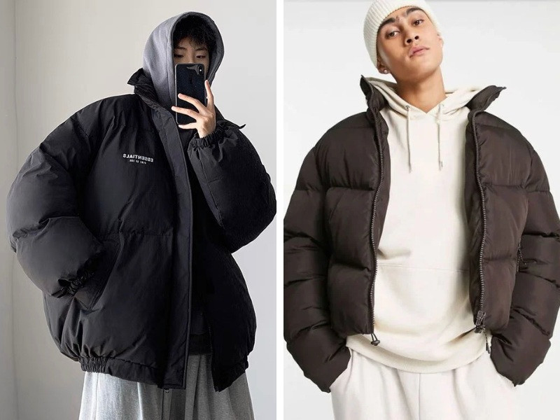 Kết hợp độc đáo với áo khoác parka