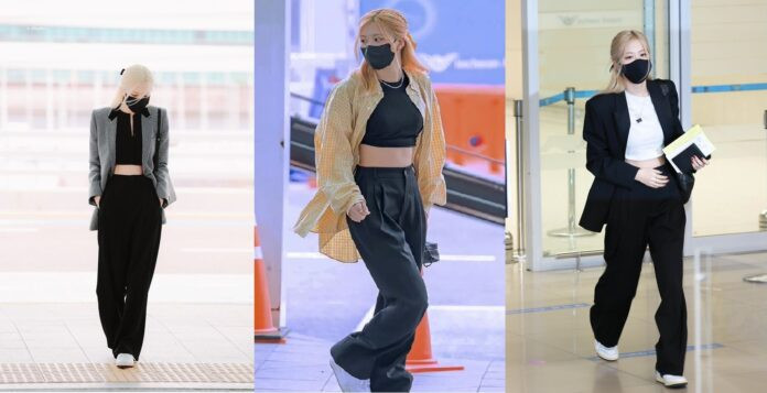 Áo croptop kết hợp cùng quần dài