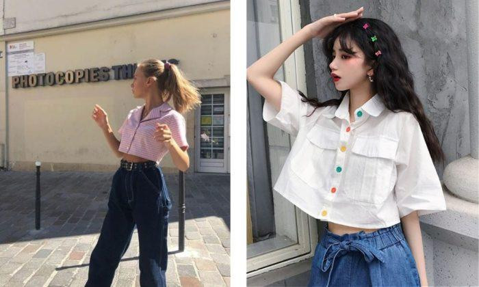 4 cách phối đồ với áo sơ mi croptop 2023 cực thời thượng