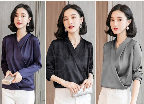 Cổ áo hình chữ V sẽ có độ sâu, rộng khác nhau
