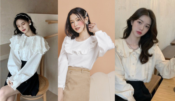 Cổ bèo là một trong các kiểu cổ áo đẹp nhất được nữ giới ưa chuộng