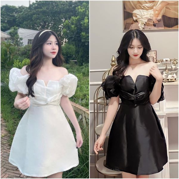 Đầm trễ vai, lệch vai