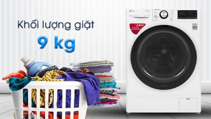 Kiểm tra trọng tải máy giặt để đảm bảo an toàn và hiệu quả.