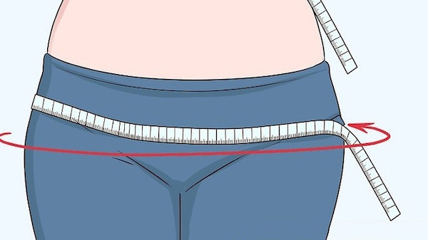 Lấy số đo hông để xác định dáng người