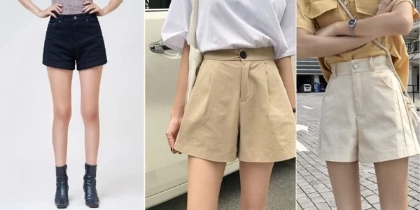 Lựa chọn quần ngắn/váy ngắn tôn chiều cao