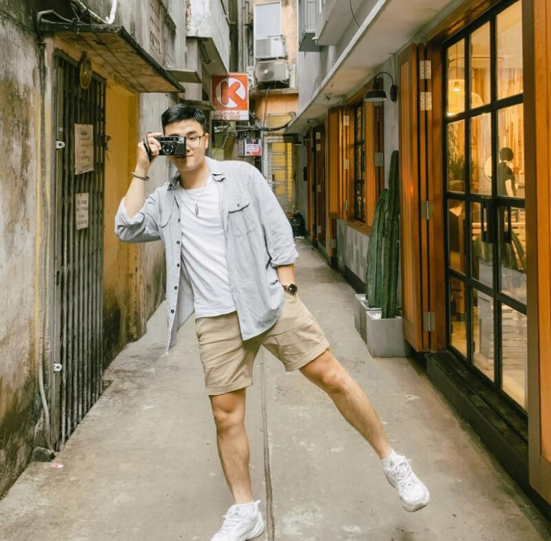 Outfit mùa hè năng động trẻ trung cho nam giới