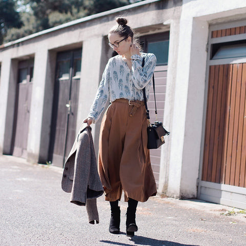 Quần Culottes trong Vintage Style