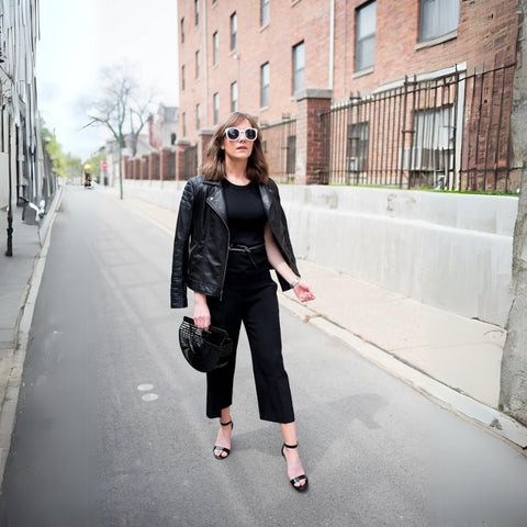 Quần culottes và áo jacket