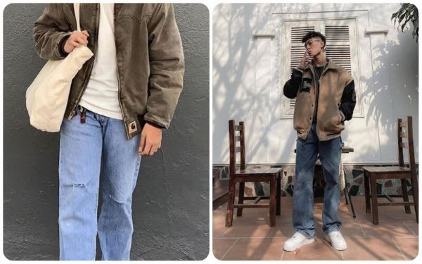 Top 15+ cách phối đồ với quần jean ống suông nam cực CHẤT