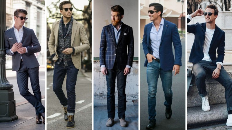 Quần skinny và áo blazer mang đến sự lịch lãm cho nam giới trong các sự kiện.