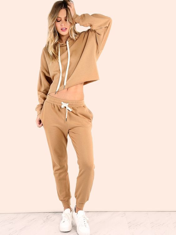 Set áo hoodie và quần jogger