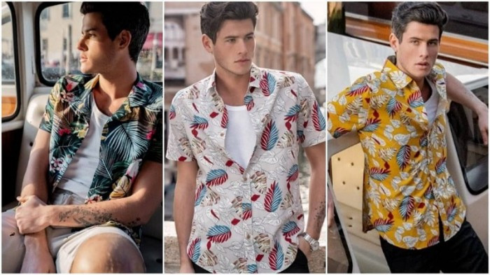 Sơ mi vintage họa tiết gợi nhớ kỷ niệm hoài cổ
