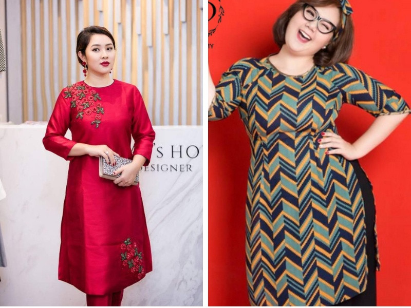 Áo dài cho dáng người mập mạp