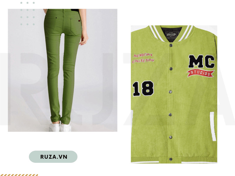 Các items hot màu xanh cỏ mượt 2