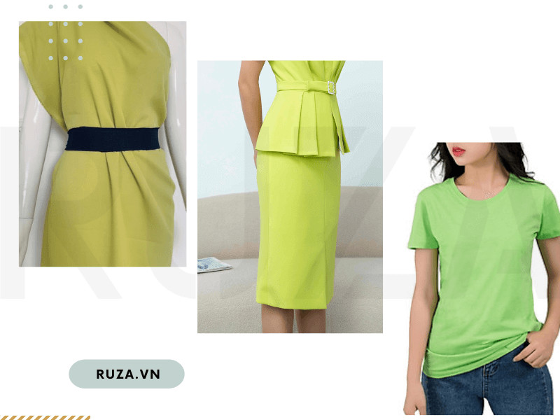 Các items hot màu xanh cỏ mượt