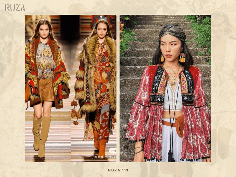 Cách phối đồ phong cách Hippie