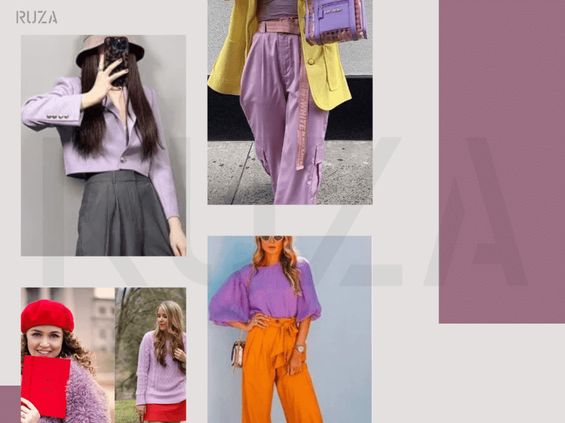 Cách phối đồ với màu tím pastel pic3