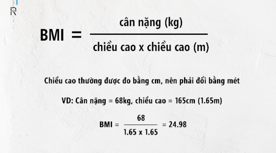 Cách tính chỉ số BMI