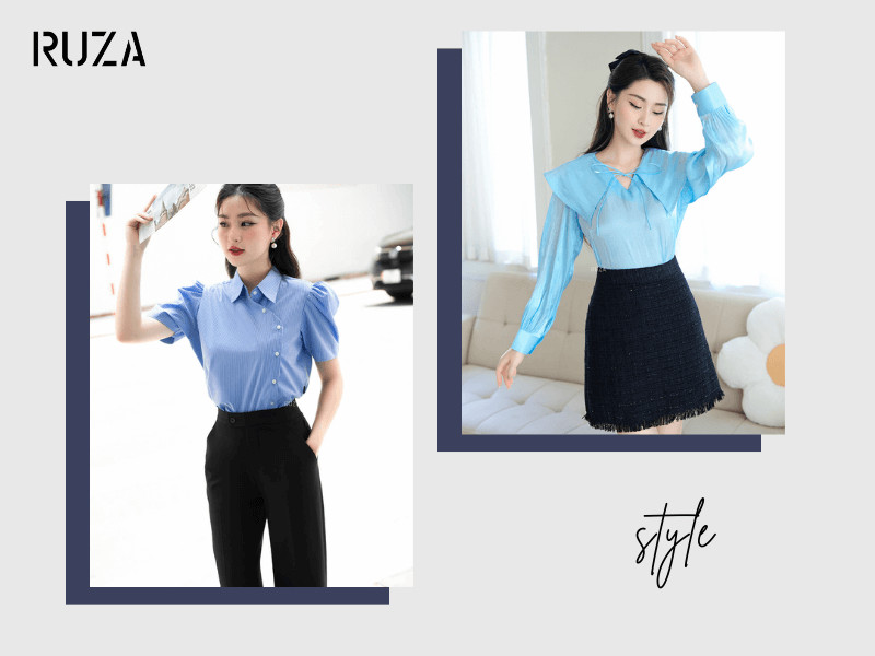 Chọn trang phục màu xanh dương cho người tuổi Tuất