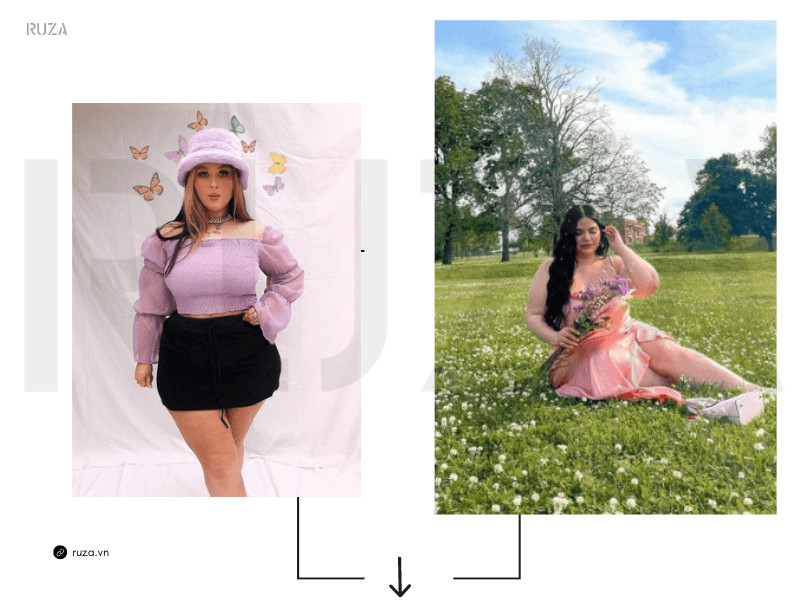 Chọn Trang Phục Sáng Màu Cho Nàng Chubby
