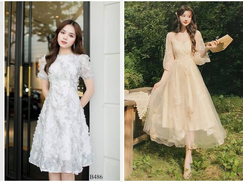 Đầm dáng suông – Thiết kế phong cách công chúa