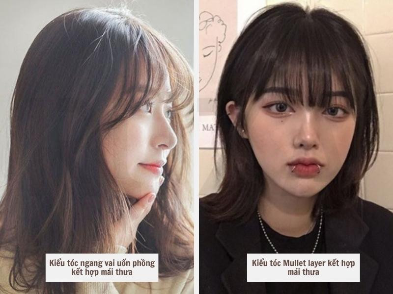 Kiểu tóc ngang vai