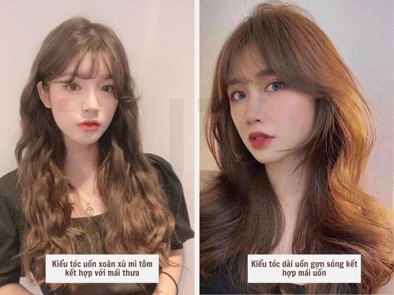 Kiểu tóc uốn xoăn xù mì tôm