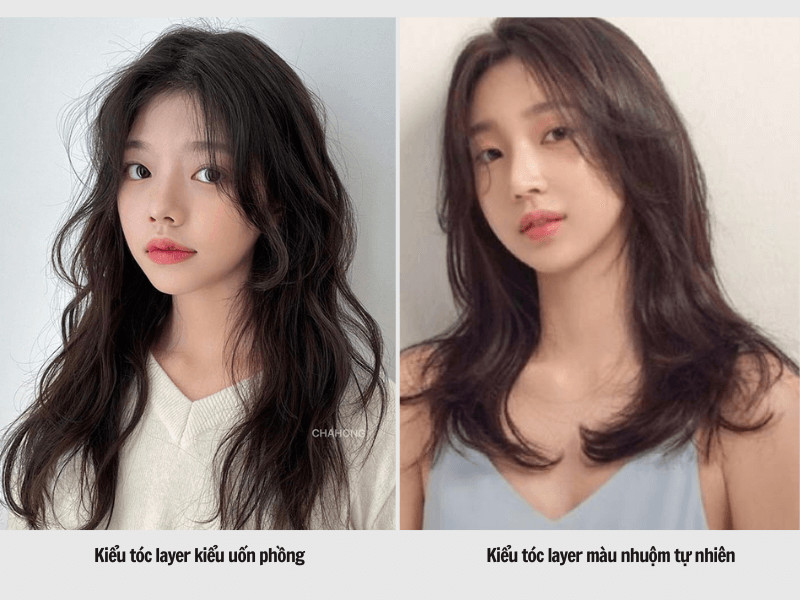 Layer kiểu uốn phồng - Layer màu nhuộm tự nhiên
