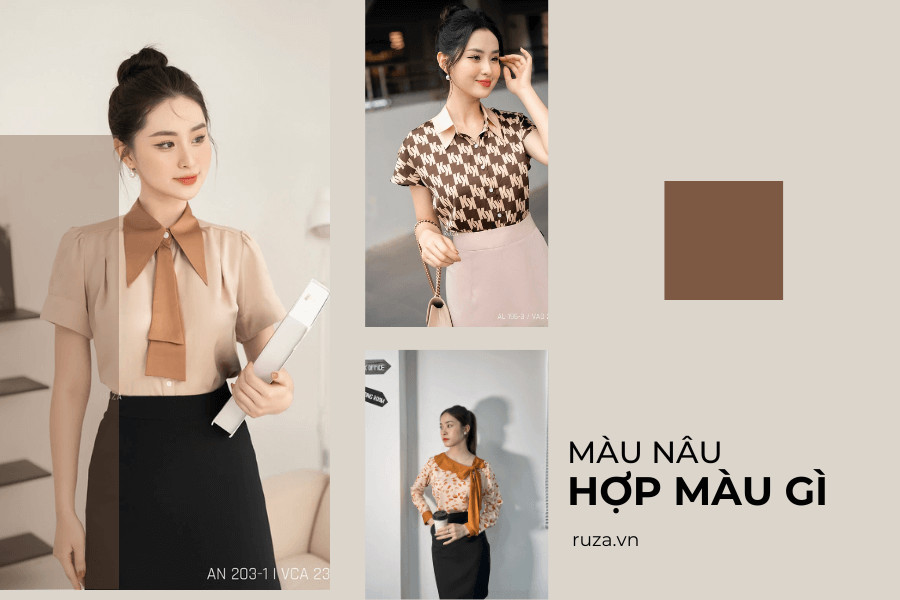 Màu nâu hợp với màu gì? Khám phá cách phối màu nâu thật đẹp và thời thượng