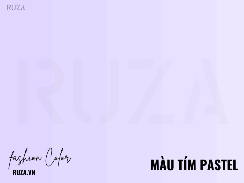 Màu tím pastel là màu gì?