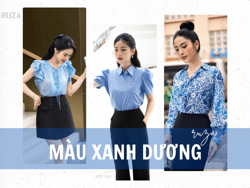 Màu Xanh Dương: Sáng Tạo Phong Cách Thời Trang Đầy Ấn Tượng