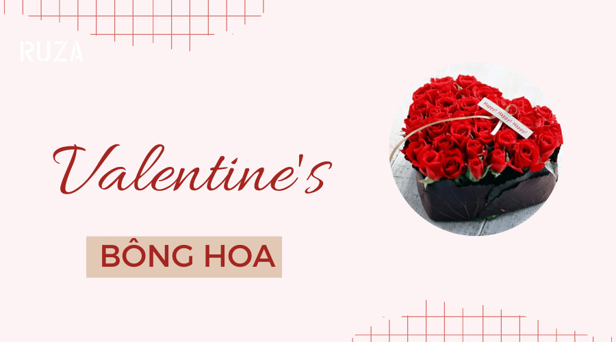 Ngày 14/2 Tặng Bó Hoa