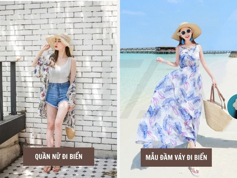 Quần và đầm để đi biển