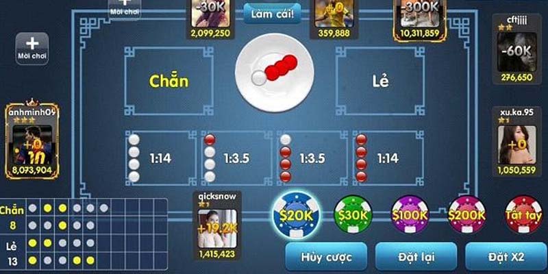 Quy tắc hướng dẫn xóc đĩa online