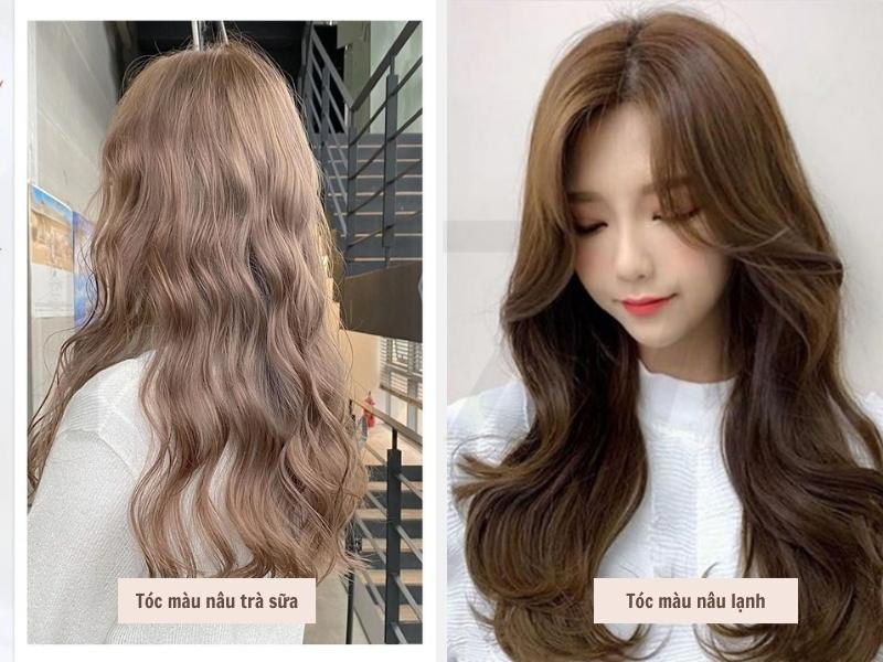 Tóc màu nâu trà sữa