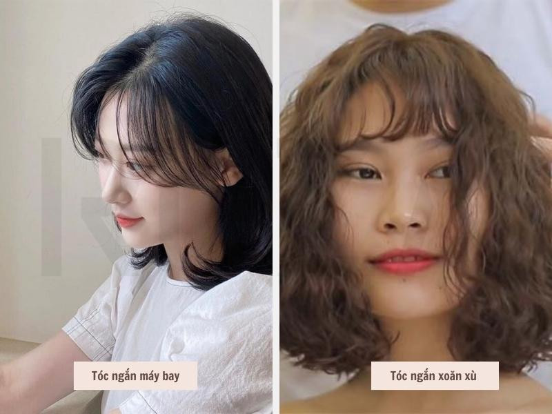 Tóc ngắn mái bay - Tóc ngắn xù