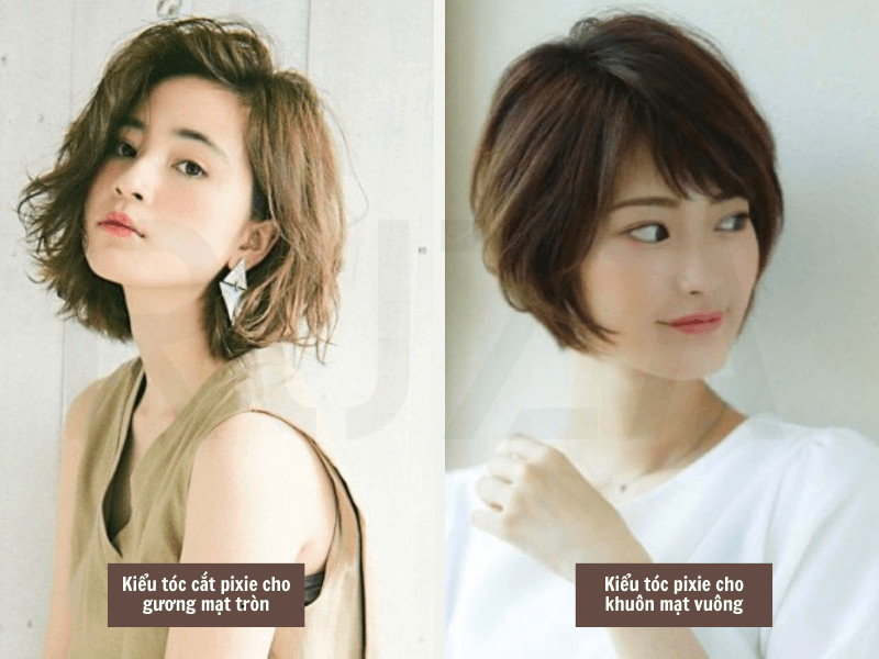 Tóc pixie dành cho gương mặt vuông – tóc pixie dành cho gương mặt tròn