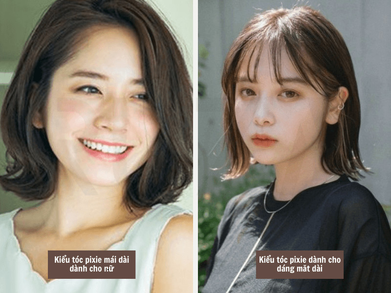 Tóc pixie mái dài – tóc pixie dành cho dáng mặt dài