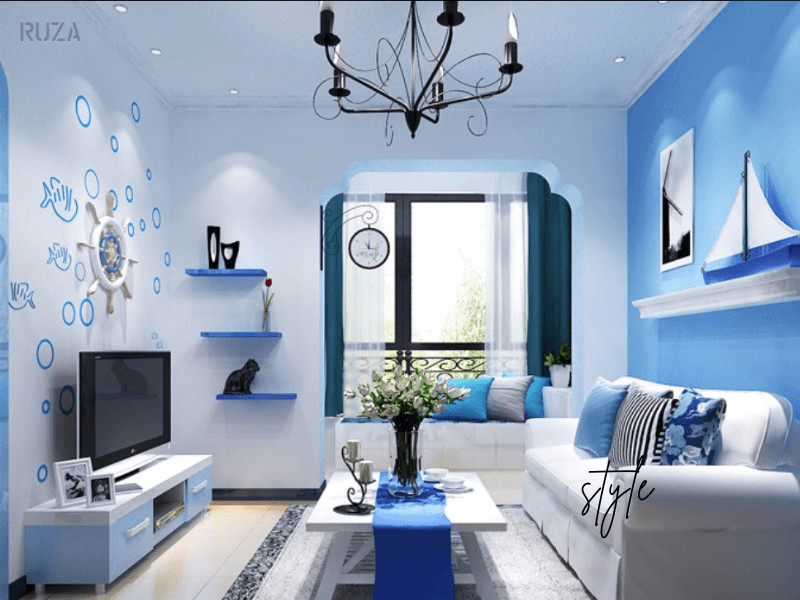 Ứng dụng màu xanh dương trong thời trang nữ