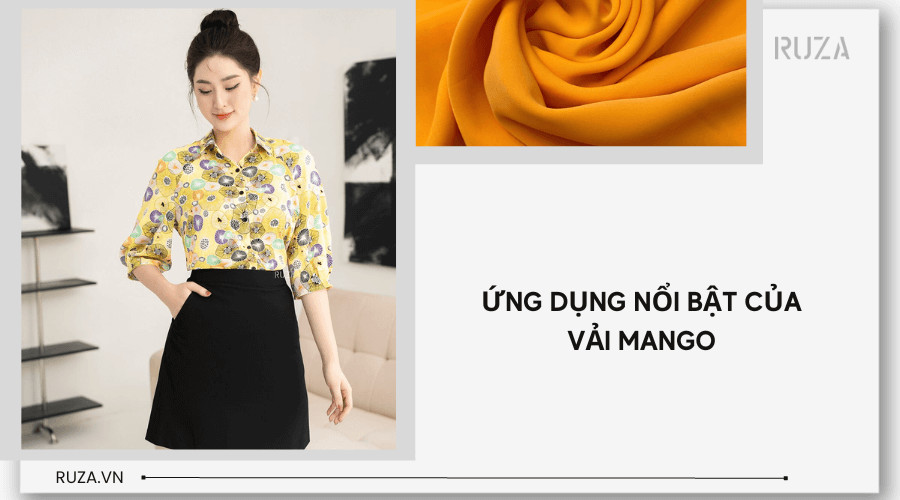 Ứng dụng vải mango trong thời trang