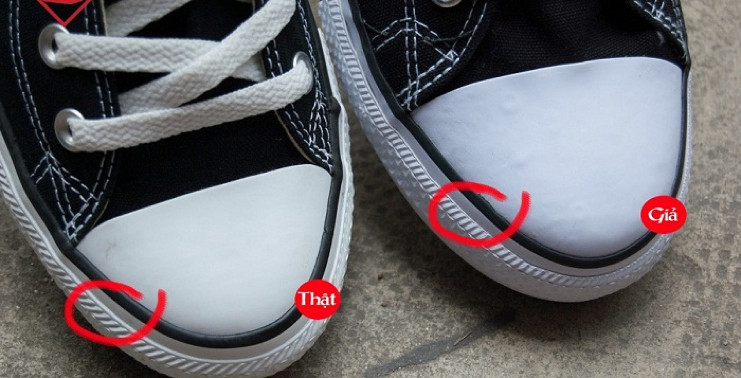 10+ cách phân biệt giày Converse thật giả né fake 100%