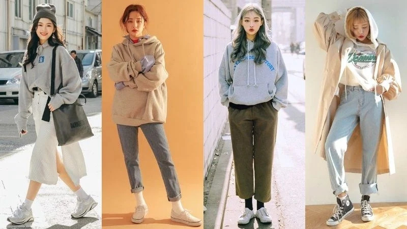7 cách mix đồ mùa đông phong cách Hàn Quốc nữ hot trend 2025