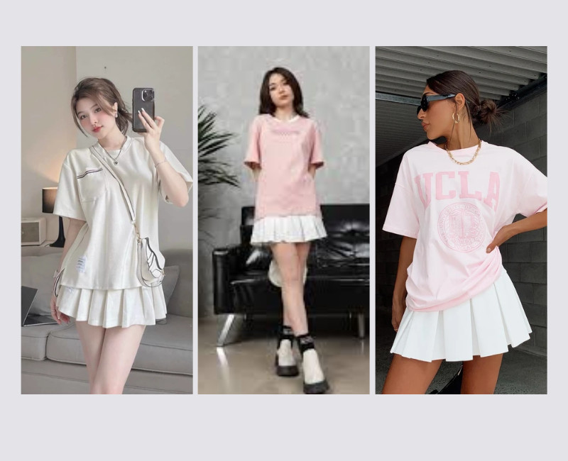 7 công thức phối đồ với chân váy trắng ngắn xinh yêu cho nàng