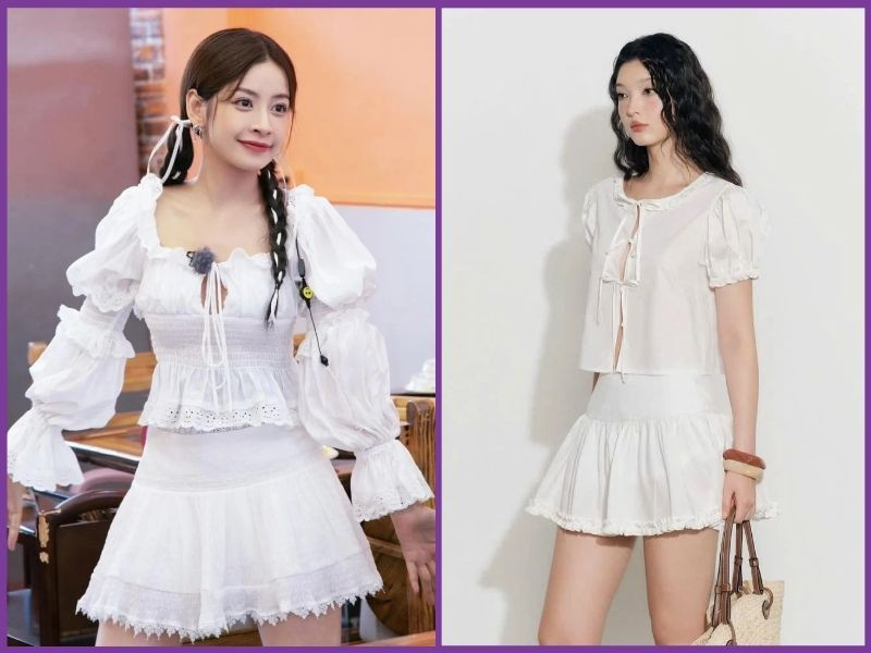 7 công thức phối đồ với chân váy trắng ngắn xinh yêu cho nàng