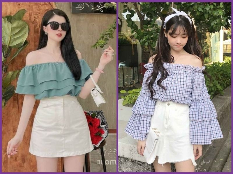 7 công thức phối đồ với chân váy trắng ngắn xinh yêu cho nàng
