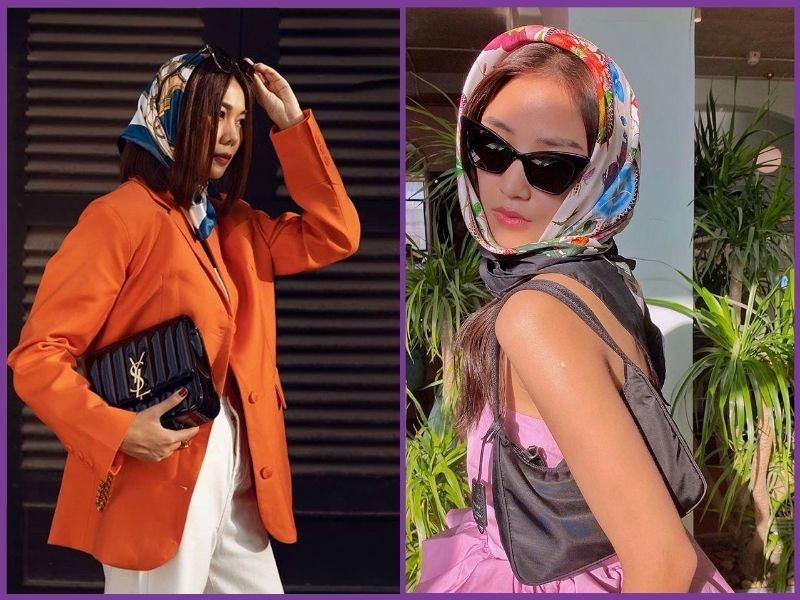 Bật mí bí quyết phối đồ với khăn bandana nữ cho các nàng thơ