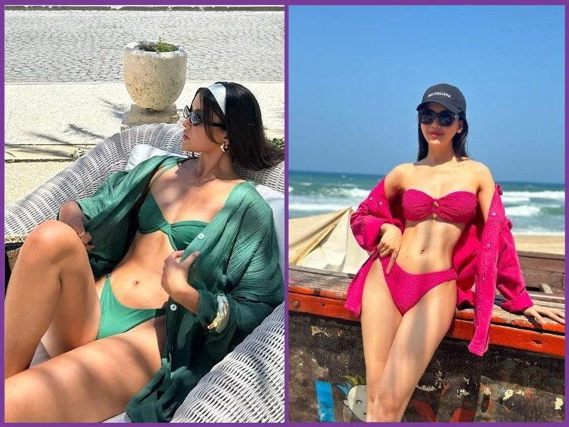 Cách phối áo sơ mi đi biển nữ hot trend đỉnh cao nàng nên biết